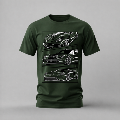 AMERICAN SUPERCARS Graphic T-Shirt