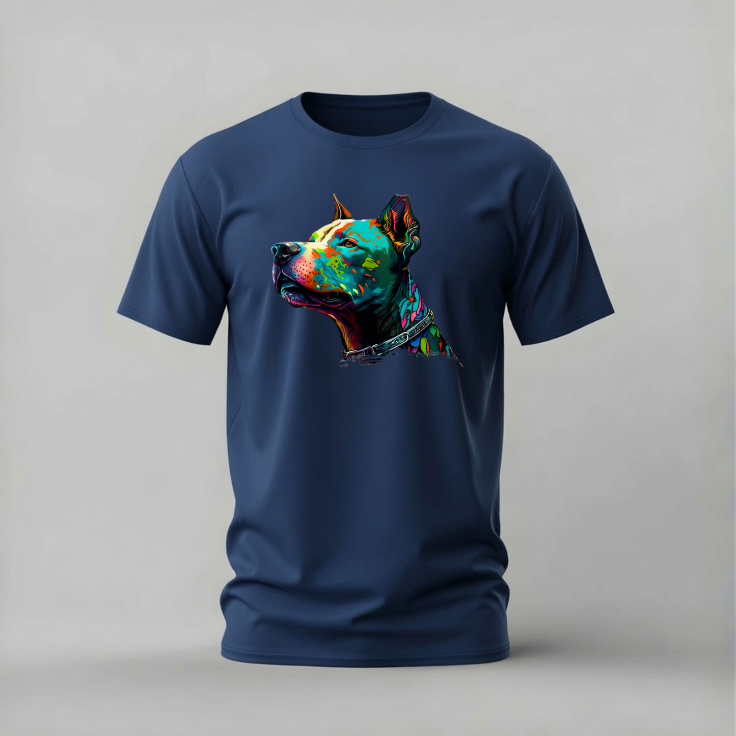 COLORFUL PAINTED DOG Graphic T-Shirt