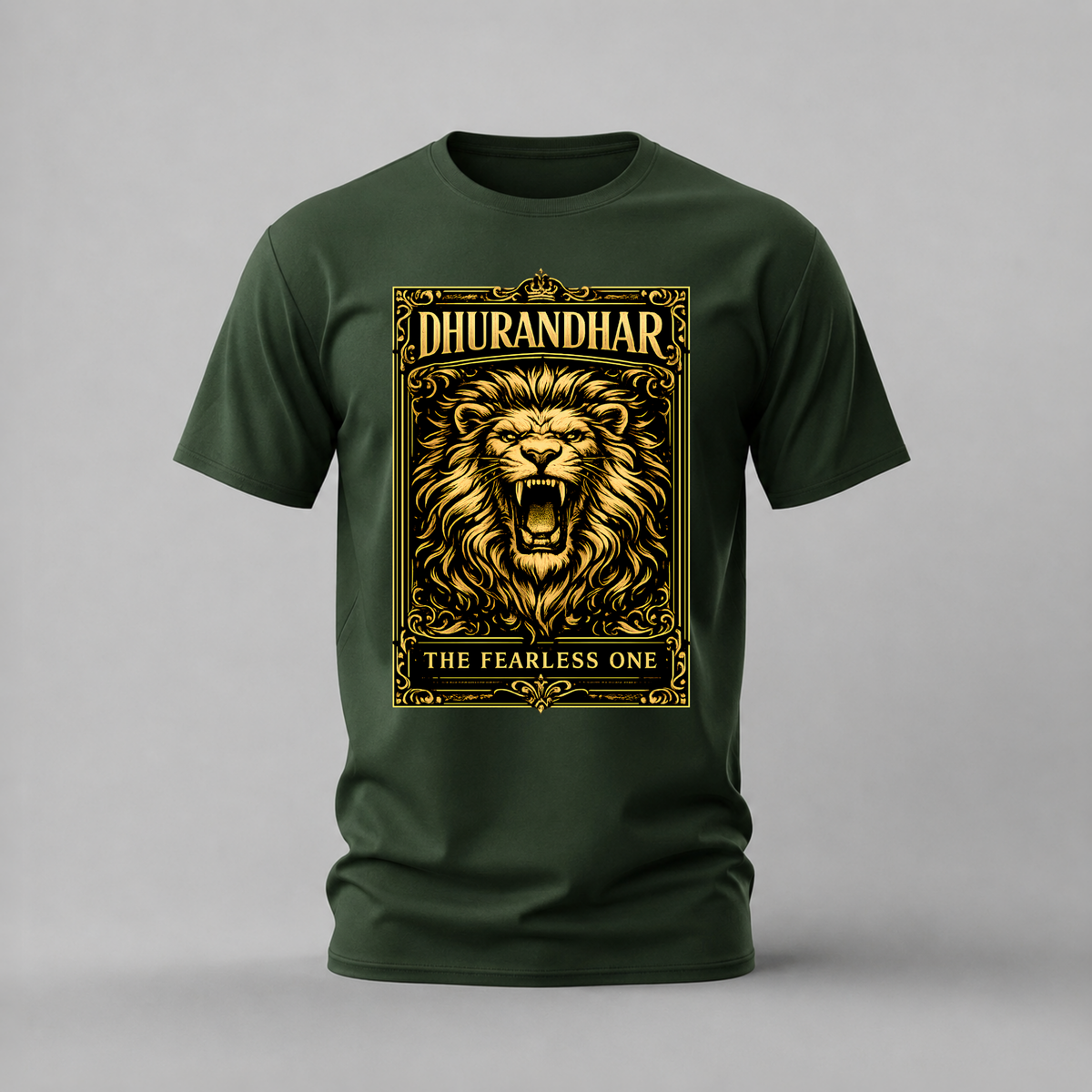 DHURANDHAR THE FEARLESS ONE Graphic T-Shirt