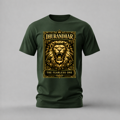 DHURANDHAR THE FEARLESS ONE Graphic T-Shirt