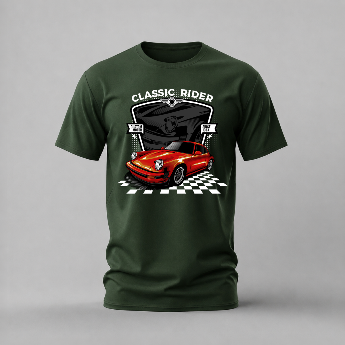 CLASSIC RIDER PORSCHE Graphic T-Shirt