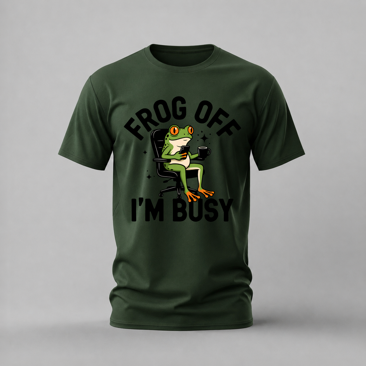 OFFICE FROG OFF Graphic T-Shirt
