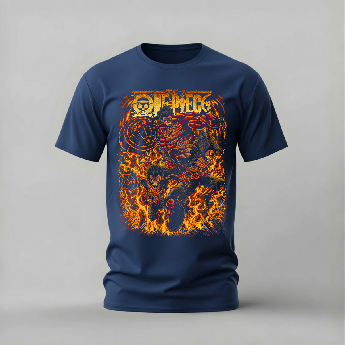 LUFFY GEAR FIRE Graphic T-Shirt