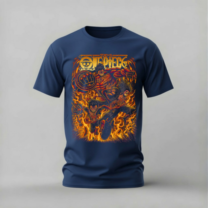 LUFFY GEAR FIRE Graphic T-Shirt