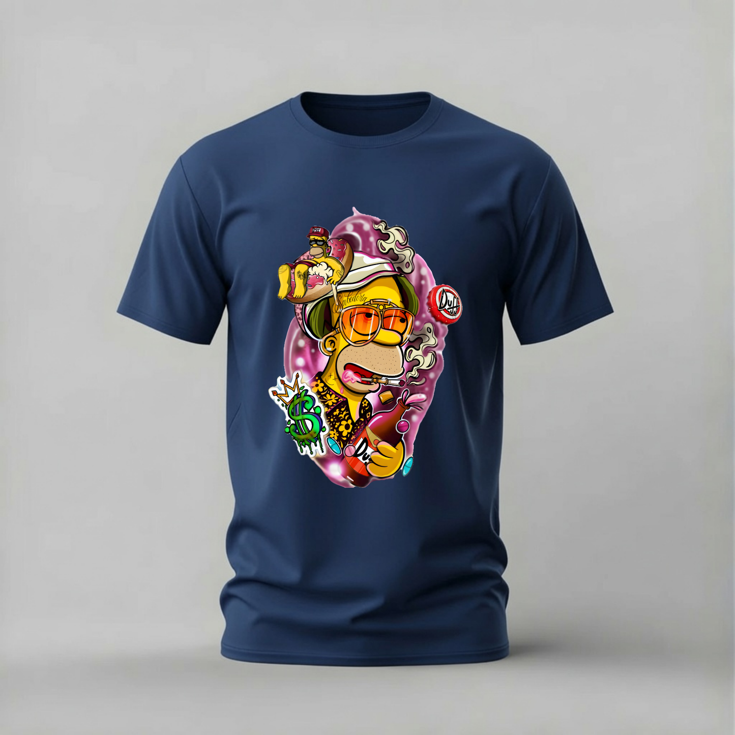 HOMER SIMPSON Duff Graphic T-Shirt