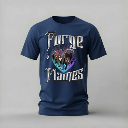 FORGE FLAMES Heart Graphic T-Shirt