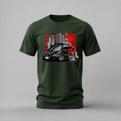 HONDA CIVIC TYPE R TOKYO Graphic T-Shirt