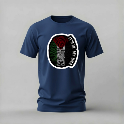 PALESTINE DNA Fingerprint Graphic T-Shirt