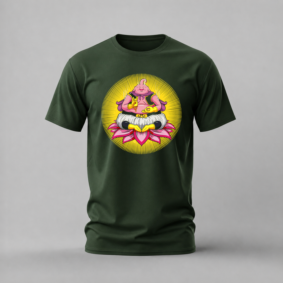 MAJIN BUU MEDITATION Graphic T-Shirt