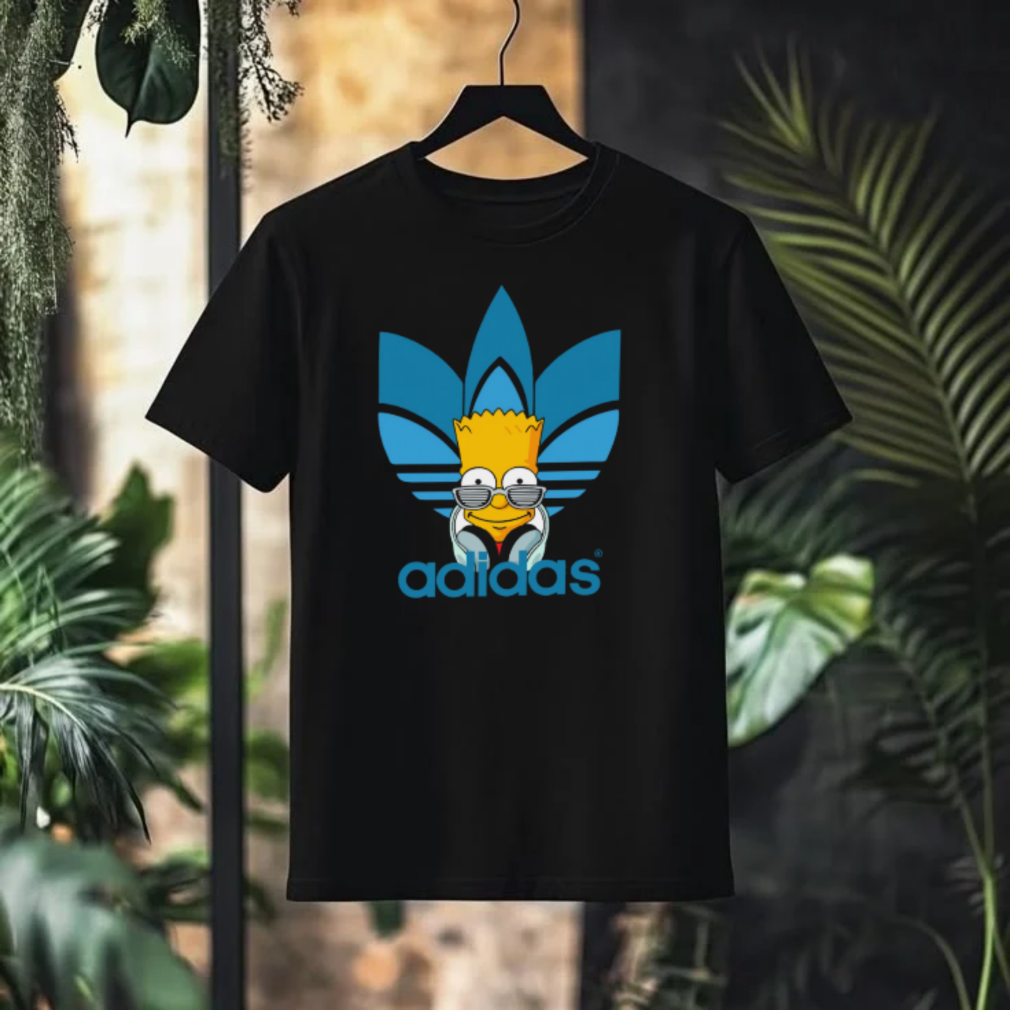 BART SIMPSON Adidas Logo Graphic T-Shirt