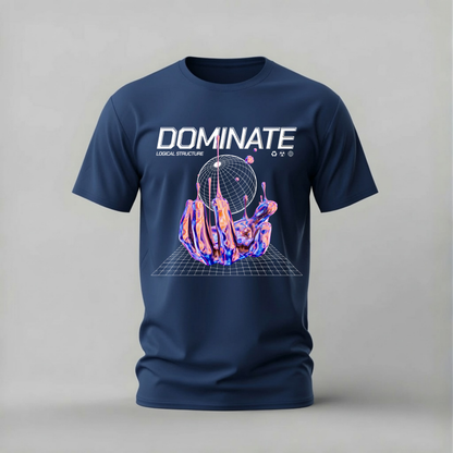 DOMINATE Logical Structure Graphic T-Shirt