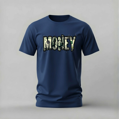 MONEY Dollar Bill Graphic T-Shirt