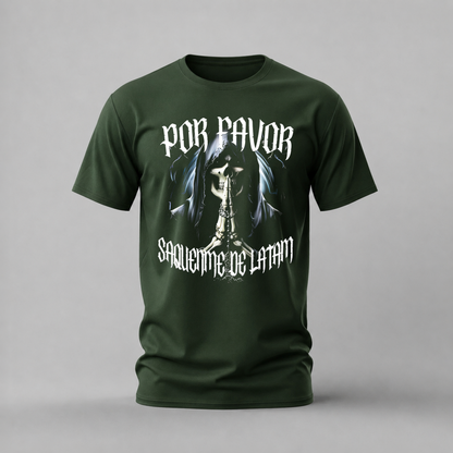 POR FAVOR SAQUENME DE LATIN Graphic T-Shirt