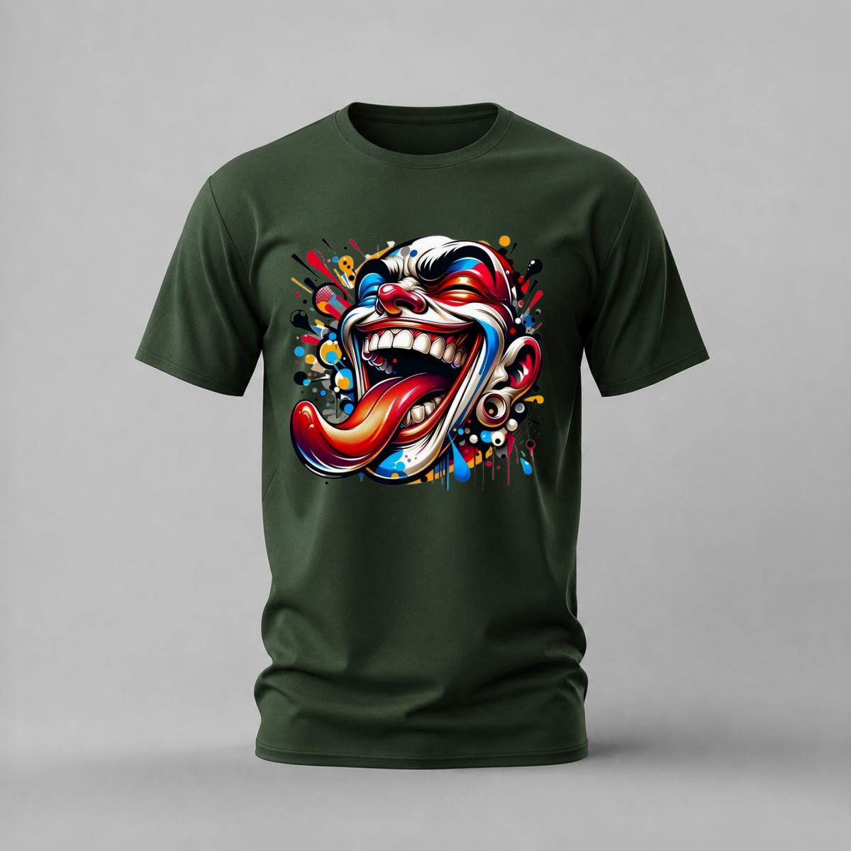 CRAZY CLOWN Graphic T-Shirt