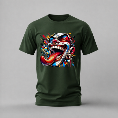 CRAZY CLOWN Graphic T-Shirt