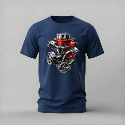 CHROME ENGINE Graphic T-Shirt