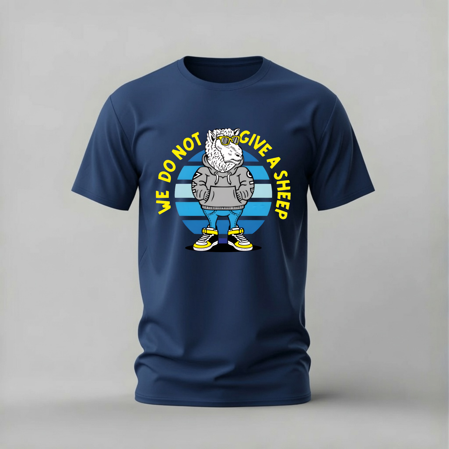 WE DO NOT GIVE A SHEEP Graphic T-Shirt