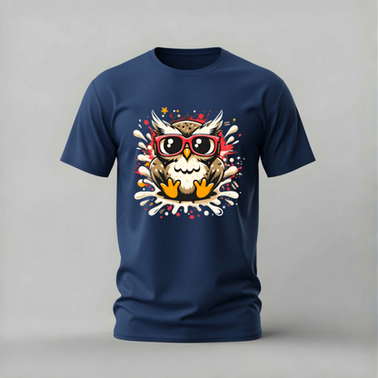 COOL OWL Sunglasses Graphic T-Shirt