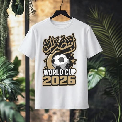 WORLD CUP 2026 Arabic Calligraphy Graphic T-Shirt