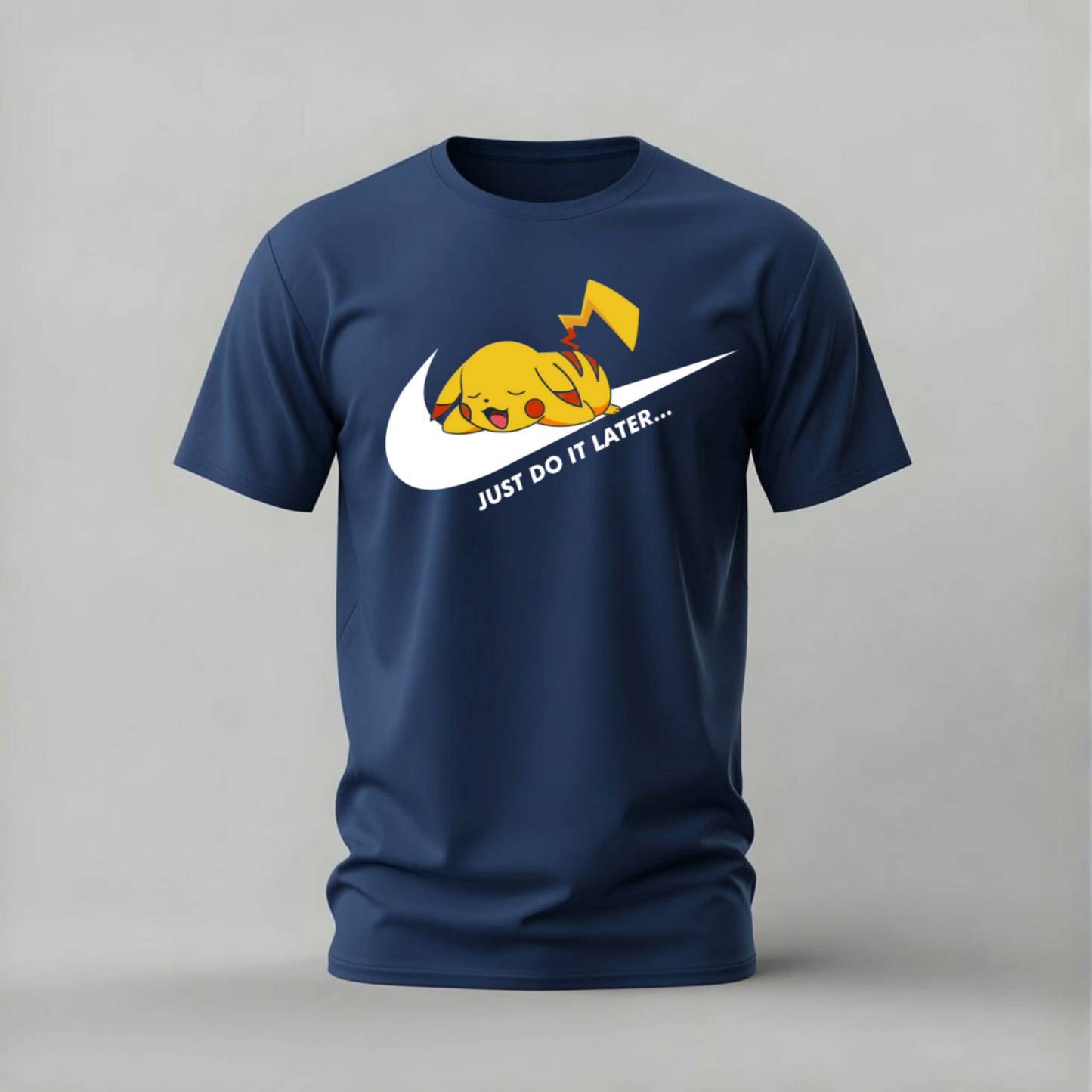PIKACHU Just Do It Later Graphic T-Shirt