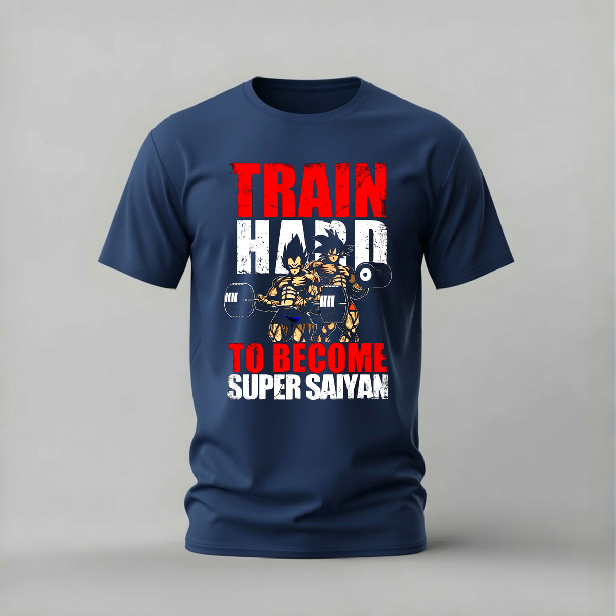 TRAIN HARD SUPER SAIYAN Graphic T-Shirt