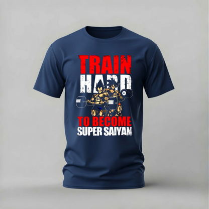 TRAIN HARD SUPER SAIYAN Graphic T-Shirt