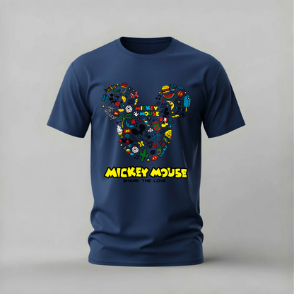 MICKEY MOUSE Doodle Graphic T-Shirt