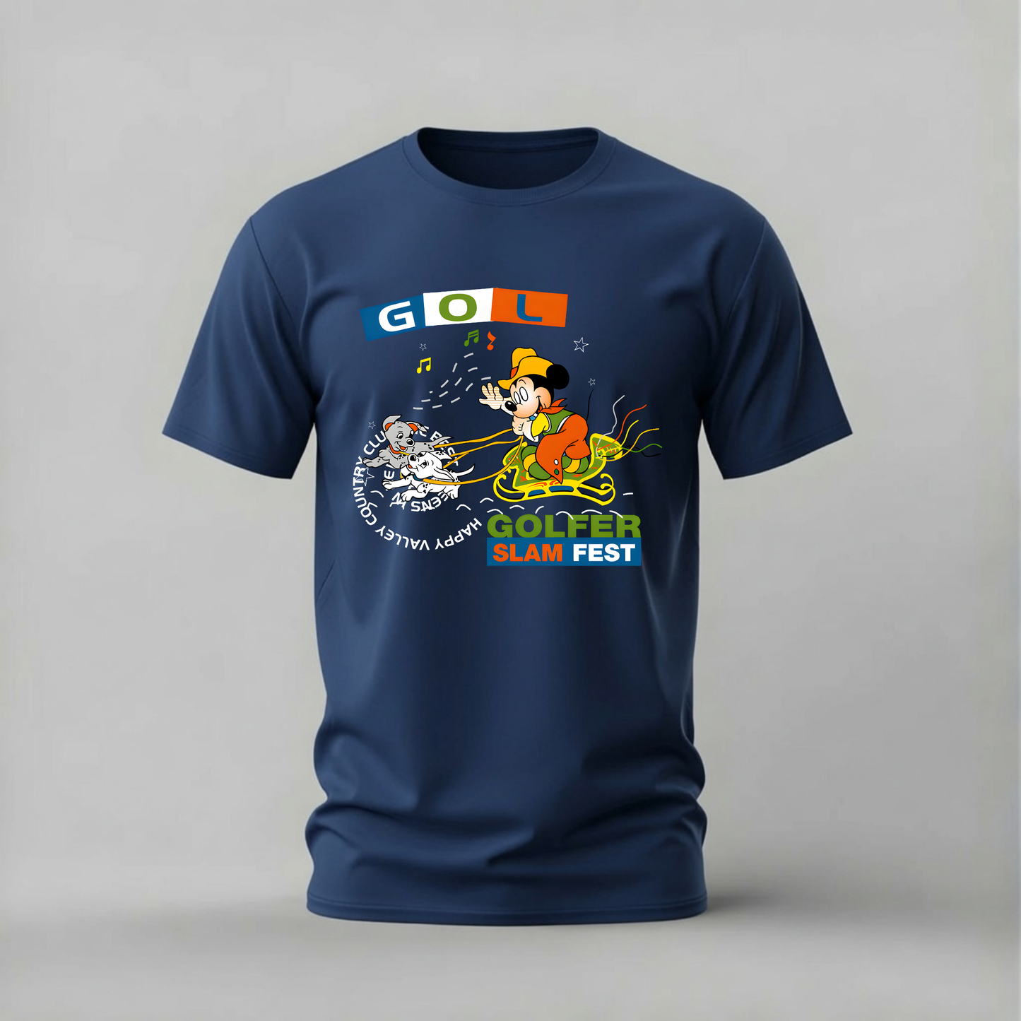 GOLFER SLAM FEST Mickey Graphic T-Shirt
