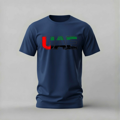 UAE Flag Text Graphic T-Shirt