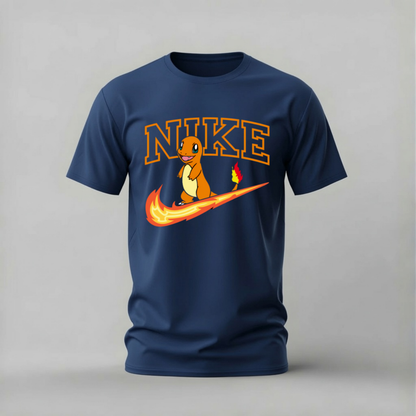 CHARMANDER Nike Parody Graphic T-Shirt