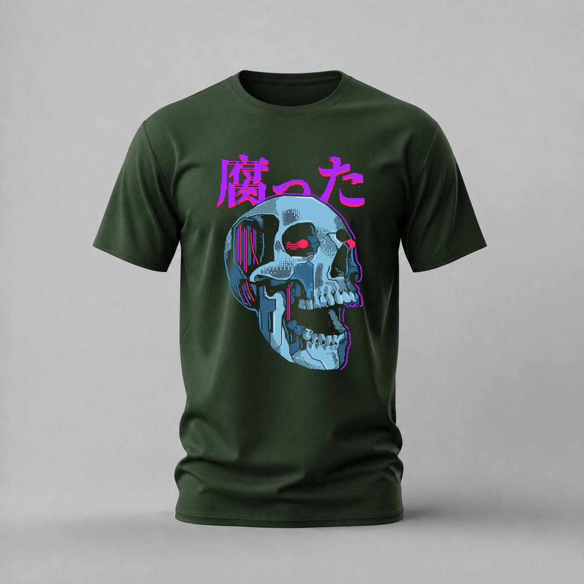 ROTTEN SKULL Graphic T-Shirt