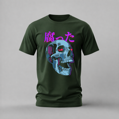 ROTTEN SKULL Graphic T-Shirt