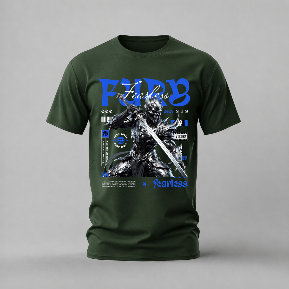 FURY FEARLESS Graphic T-Shirt