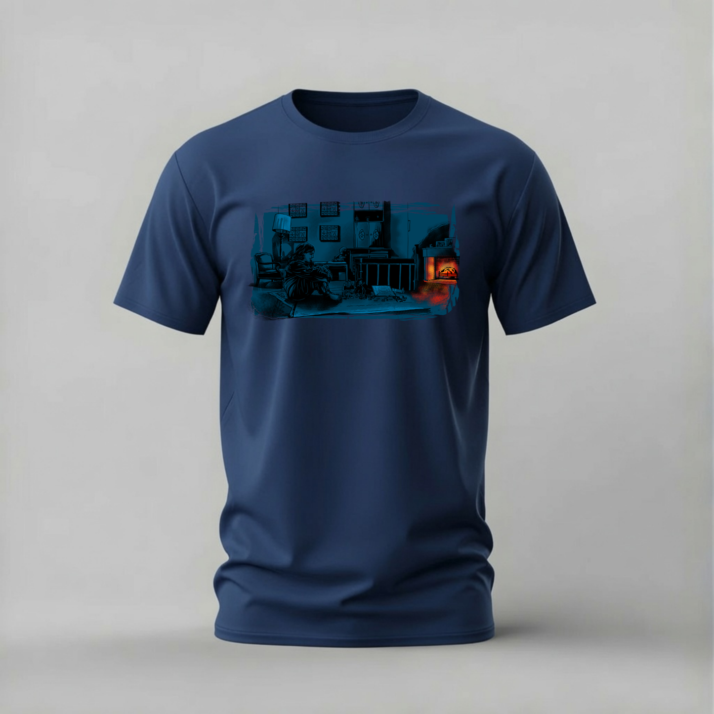 DARK ROOM Illustration Graphic T-Shirt