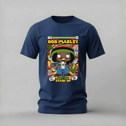 BOB MARLEY Get Up Stand Up Graphic T-Shirt