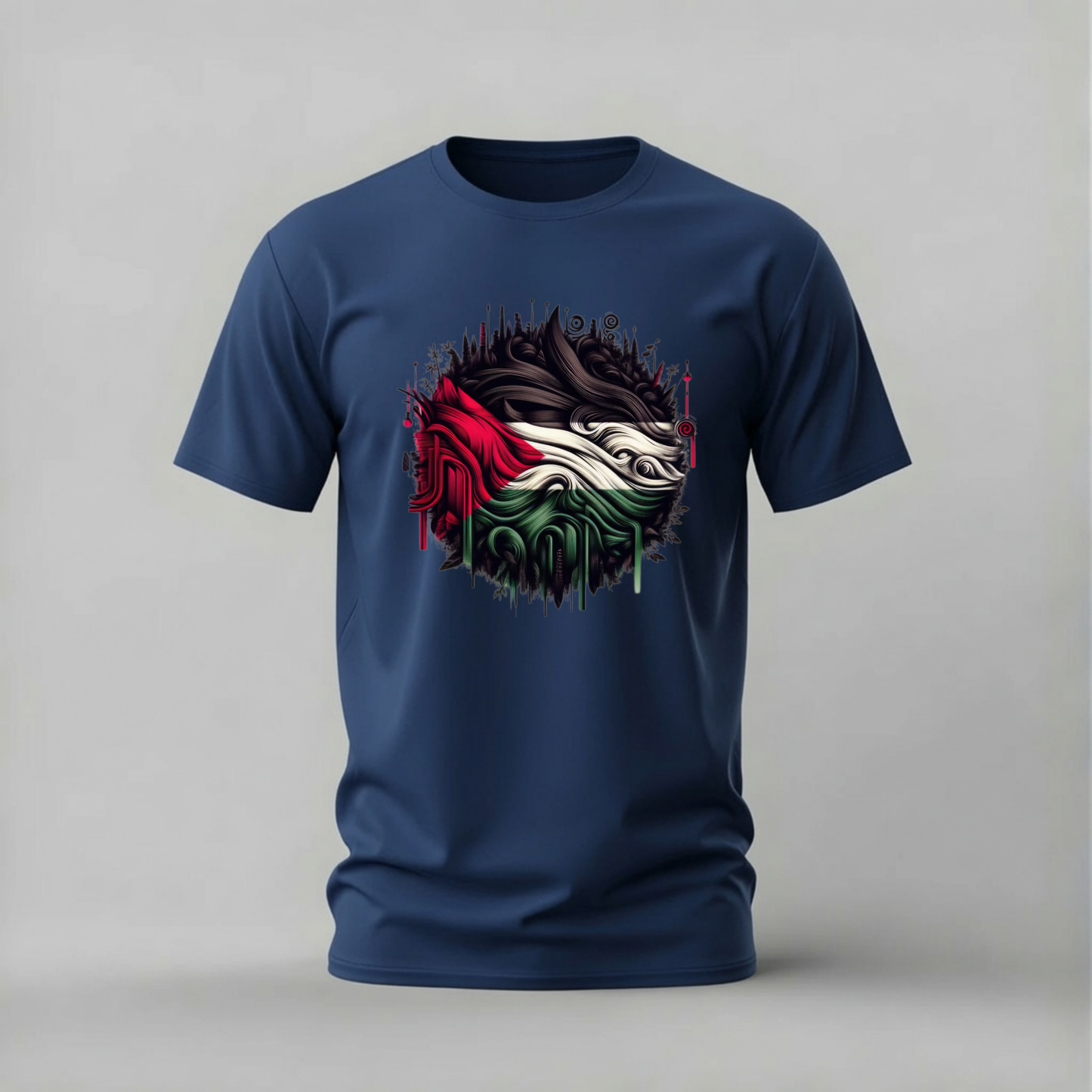 PALESTINE Abstract Flag Graphic T-Shirt