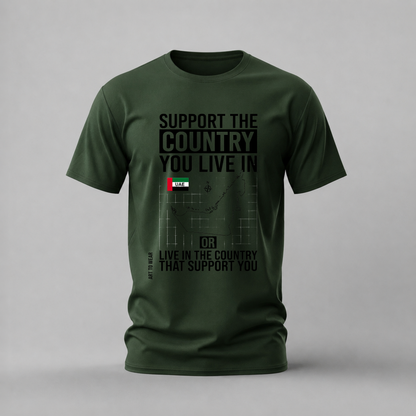 UAE SUPPORT THE COUNTRY Graphic T-Shirt