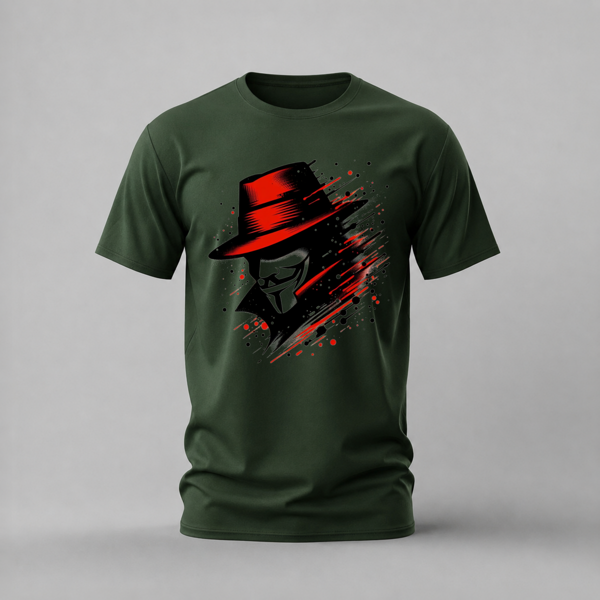 ANONYMOUS RED HAT Graphic T-Shirt
