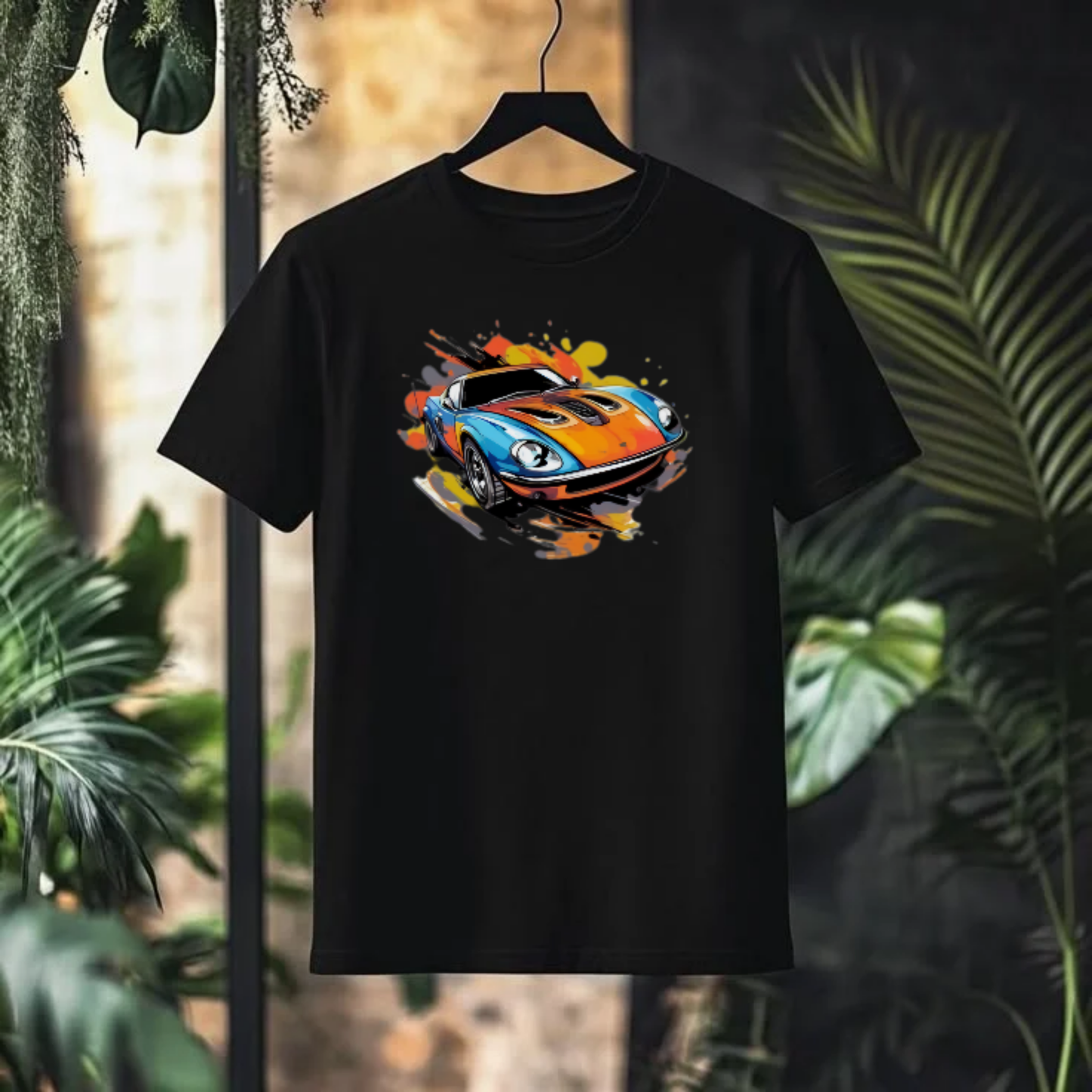 COLORFUL SPORTS CAR Graphic T-Shirt