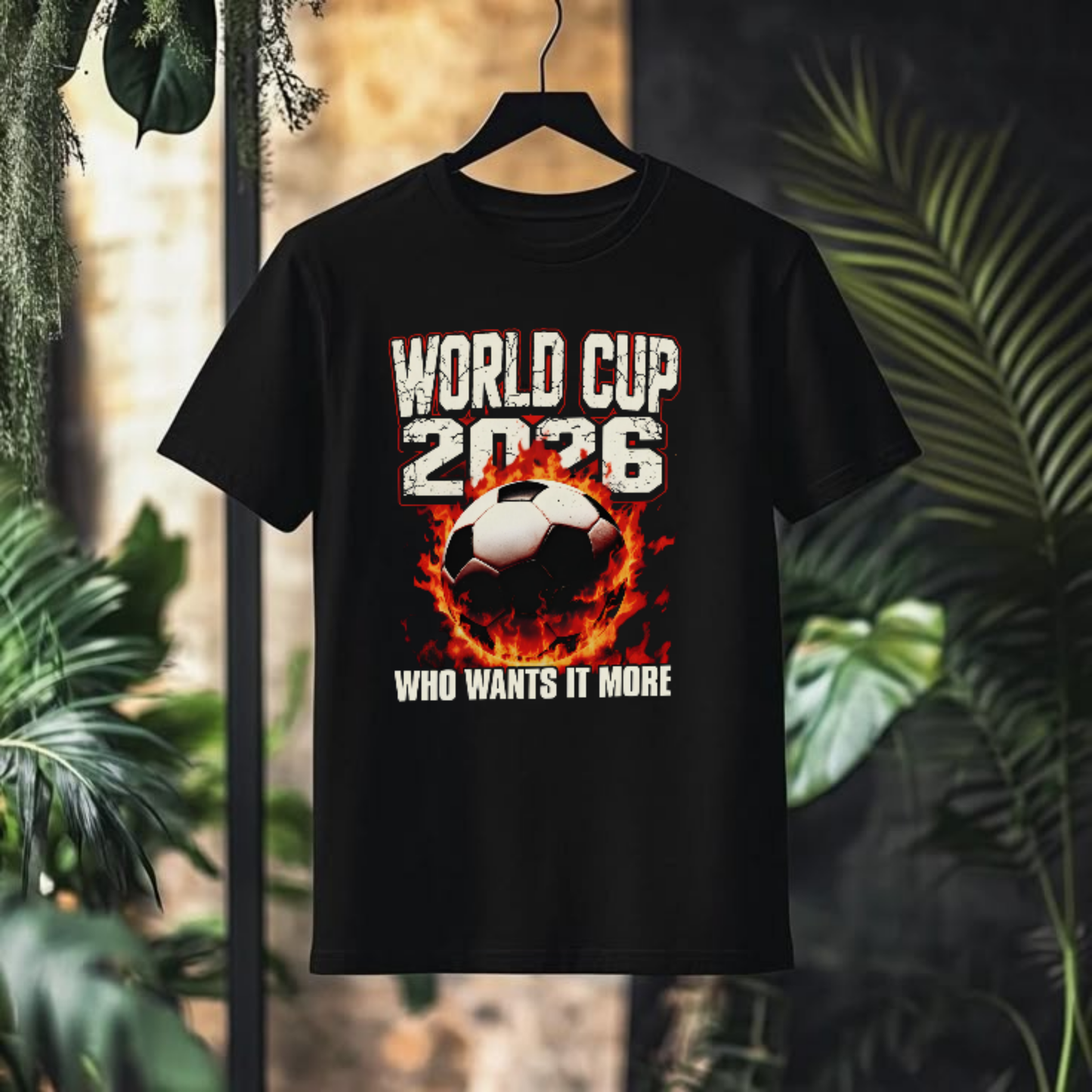 WORLD CUP 2026 Flaming Ball Graphic T-Shirt