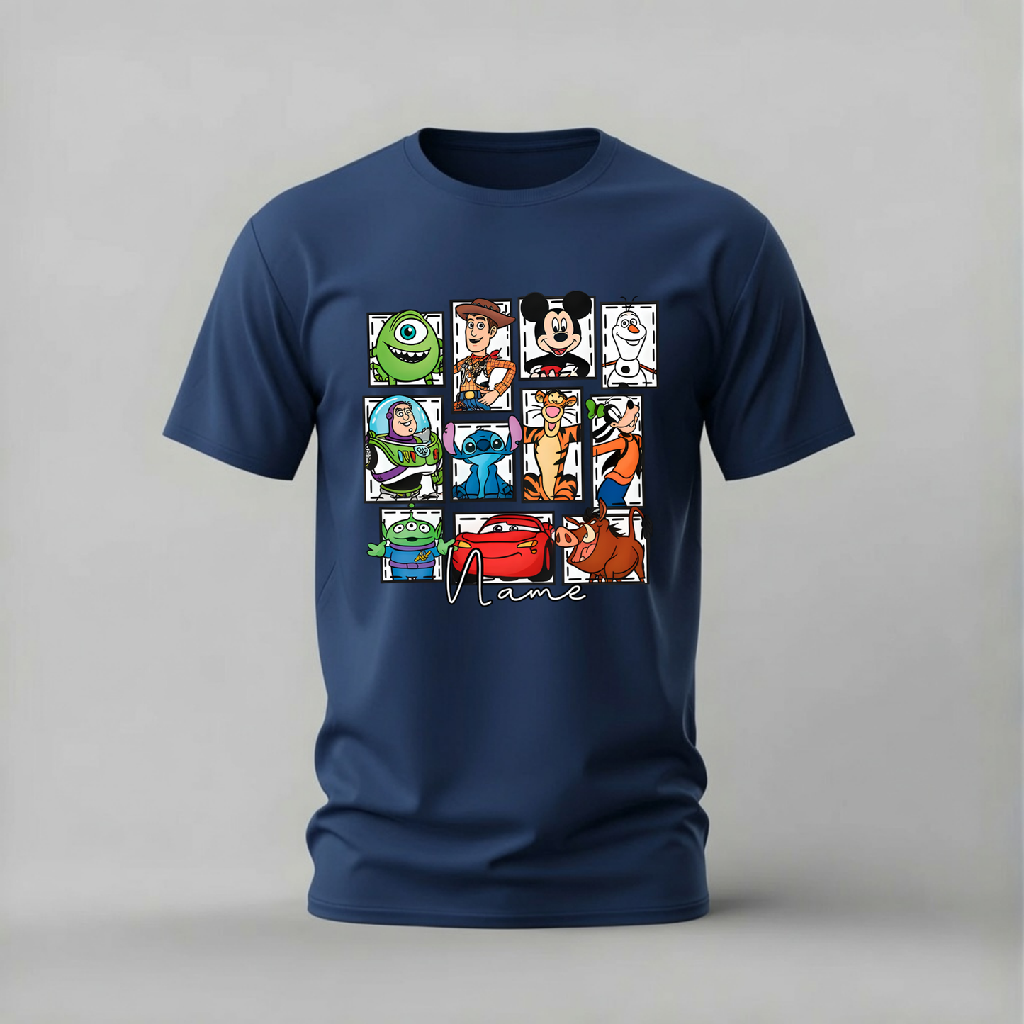 Disney Pixar Characters Collage T-Shirt