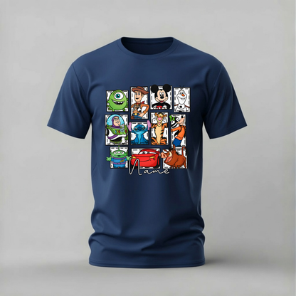 Disney Pixar Characters Collage T-Shirt