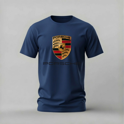 PORSCHE Crest Logo Graphic T-Shirt