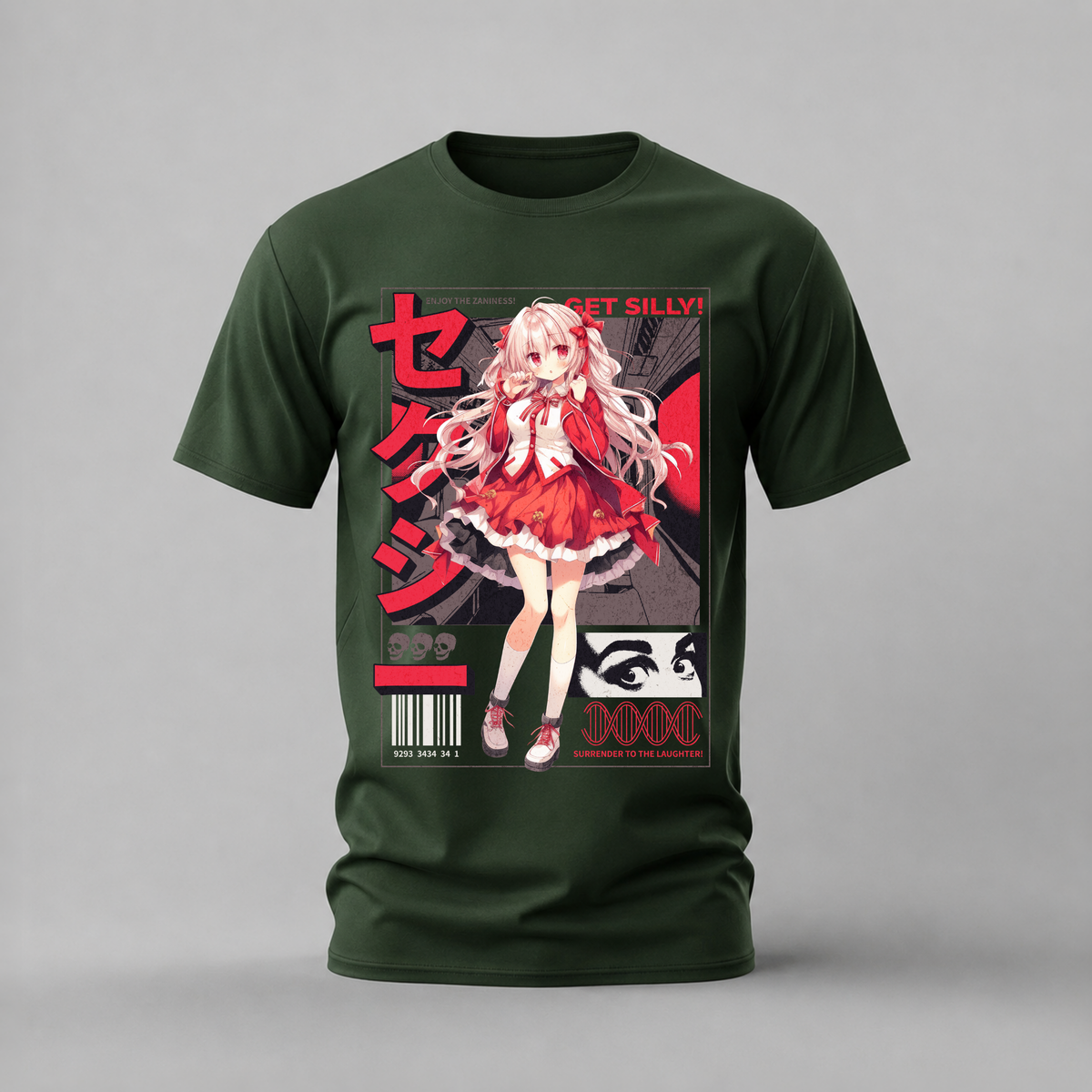 GET SILLY ANIME GIRL Graphic T-Shirt