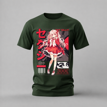 GET SILLY ANIME GIRL Graphic T-Shirt