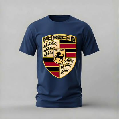 PORSCHE Crest Logo Graphic T-Shirt