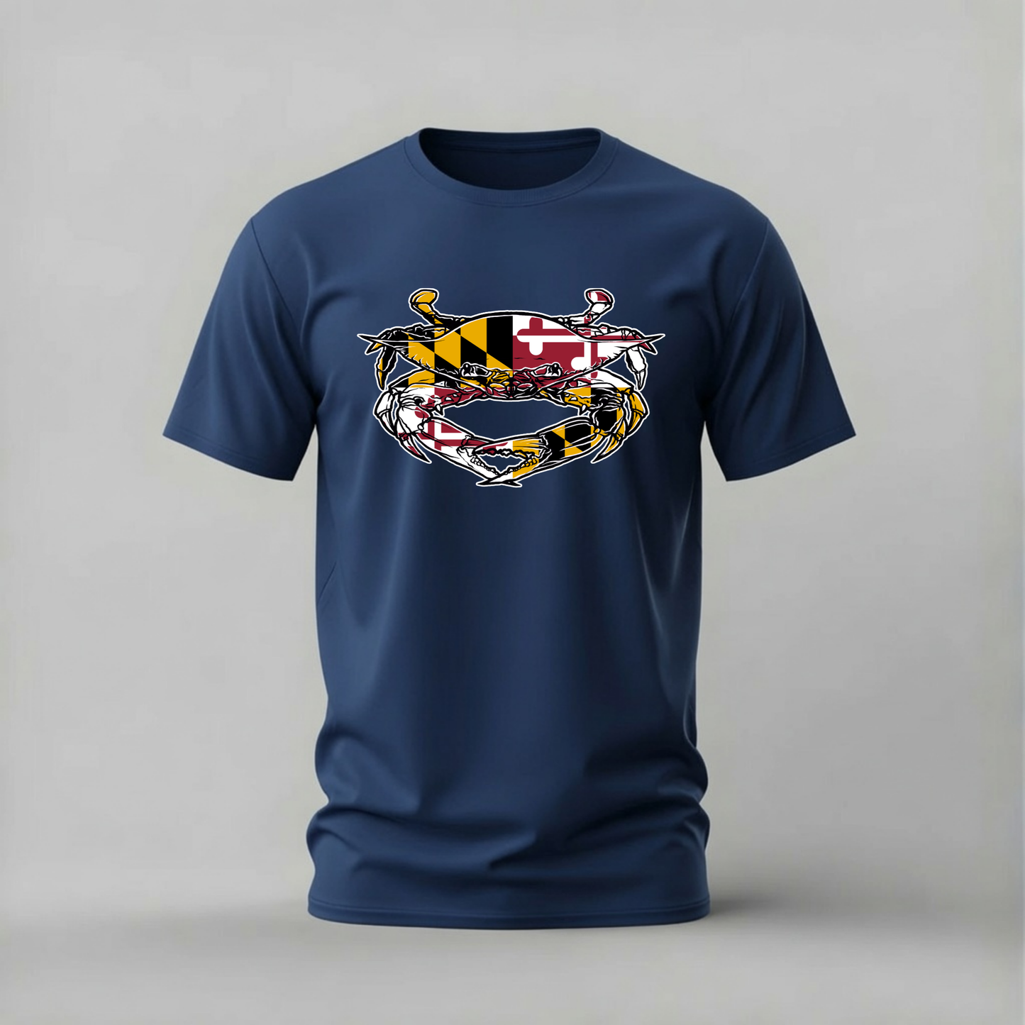 MARYLAND Flag Crab Graphic T-Shirt