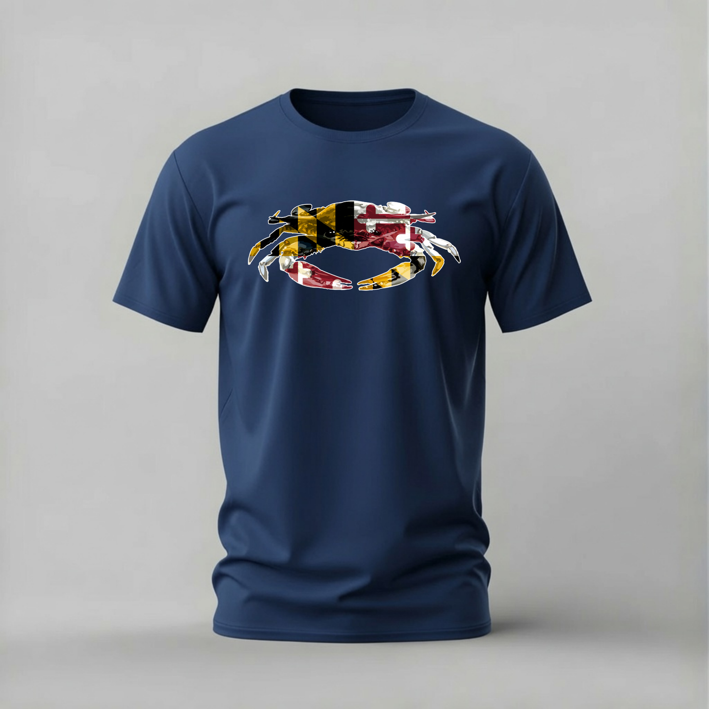 MARYLAND Flag Crab Graphic T-Shirt