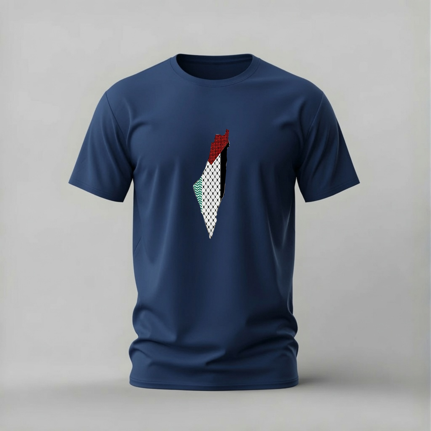 PALESTINE MAP Pattern Graphic T-Shirt
