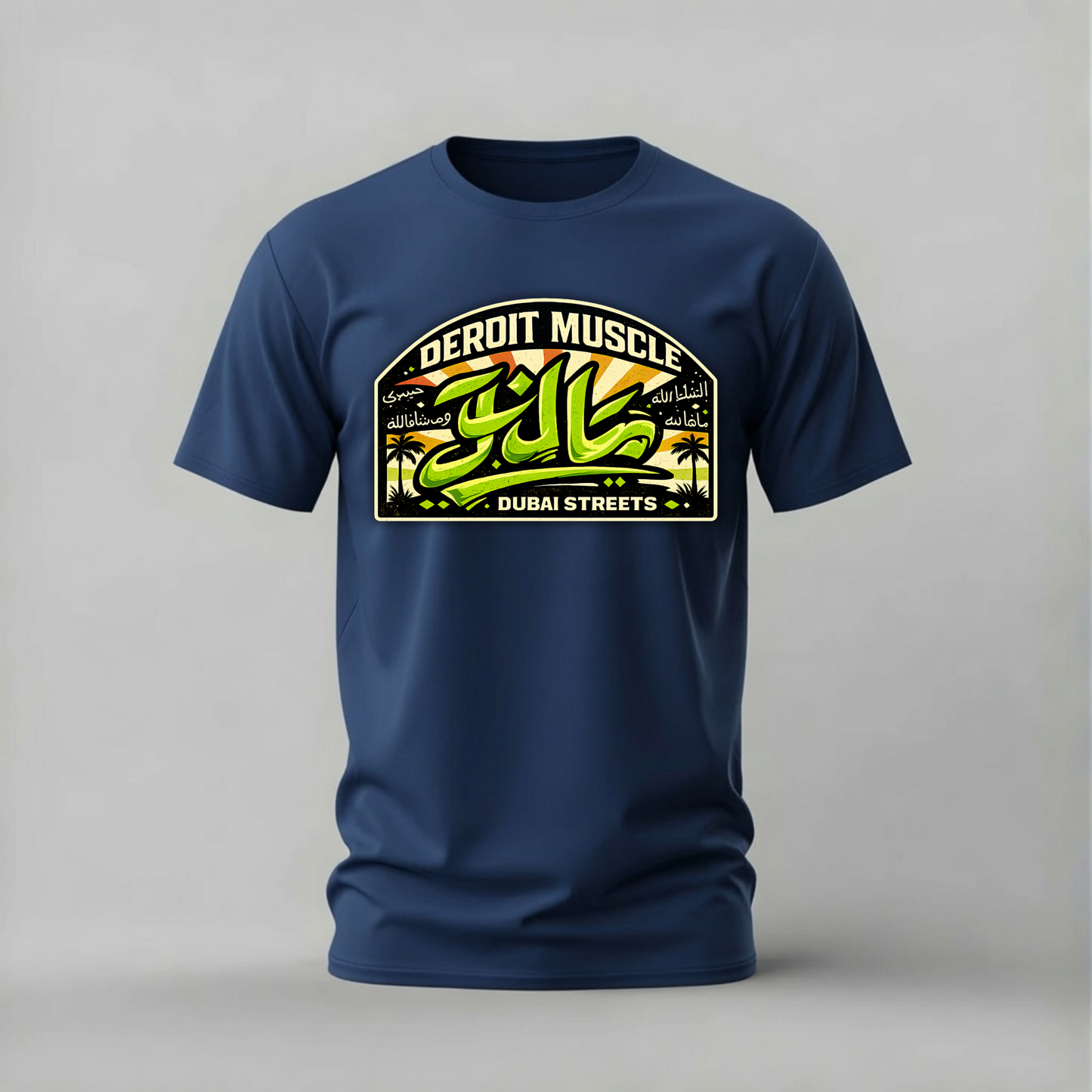 DERPIT MUSCLE Dubai Streets Graphic T-Shirt